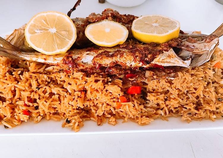 سمك ميرالا بالأرز