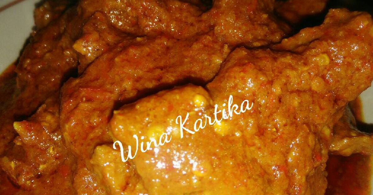 Resep rendang bumbu seadanya rumahan enak dan mudah - Cookpad