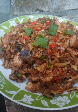 Foto resep Ikan Cakalang Suwir Pedas