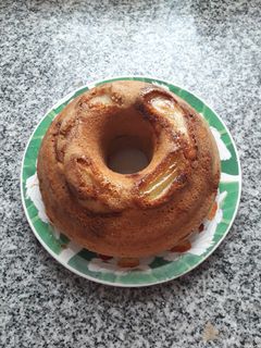 Una foto de Torta de manzana super Fácil