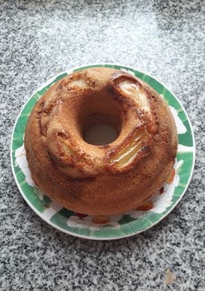 Una foto de Torta de manzana super Fácil