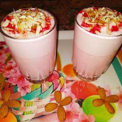 A picture of Rose lassi.