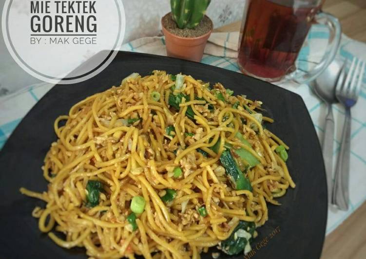 Resep Mie Tektek Goreng🍝 yang Sempurna