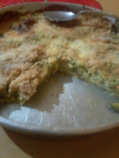 Una foto de Budín de zapallitos verdes
