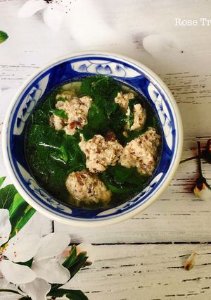 Hình của món Canh Rau Nấu Mọc.