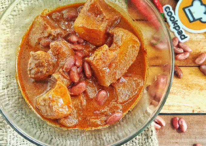 Resep Rendang Tunjang Kacang Merah yang Bisa Manjain Lidah