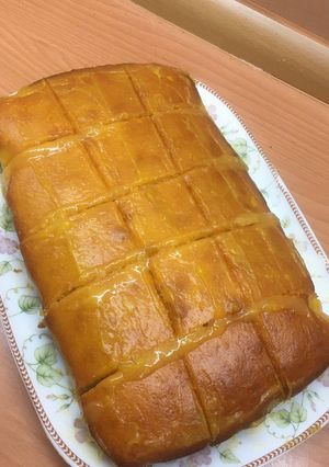 عکسی از دستور كيك پرتقال با سس پرتقالی 🍊😋