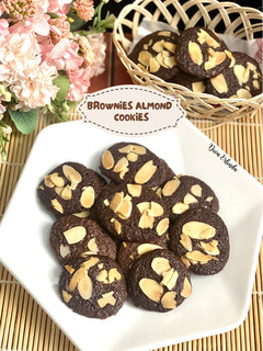 Foto resep Brownies Almond Cookies