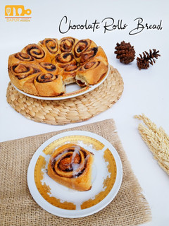 Foto resep Chocolate Rolls Bread (Roti Coklat Gulung)