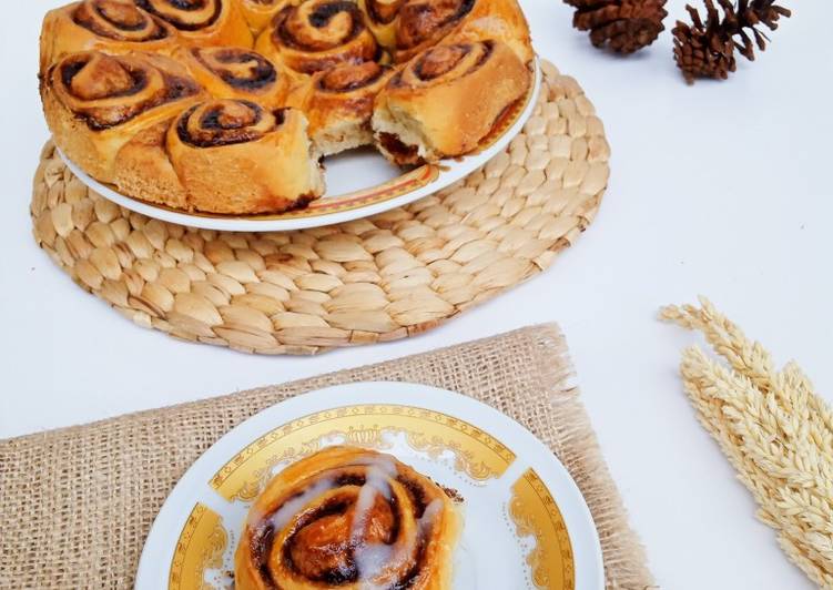 Chocolate Rolls Bread (Roti Coklat Gulung)