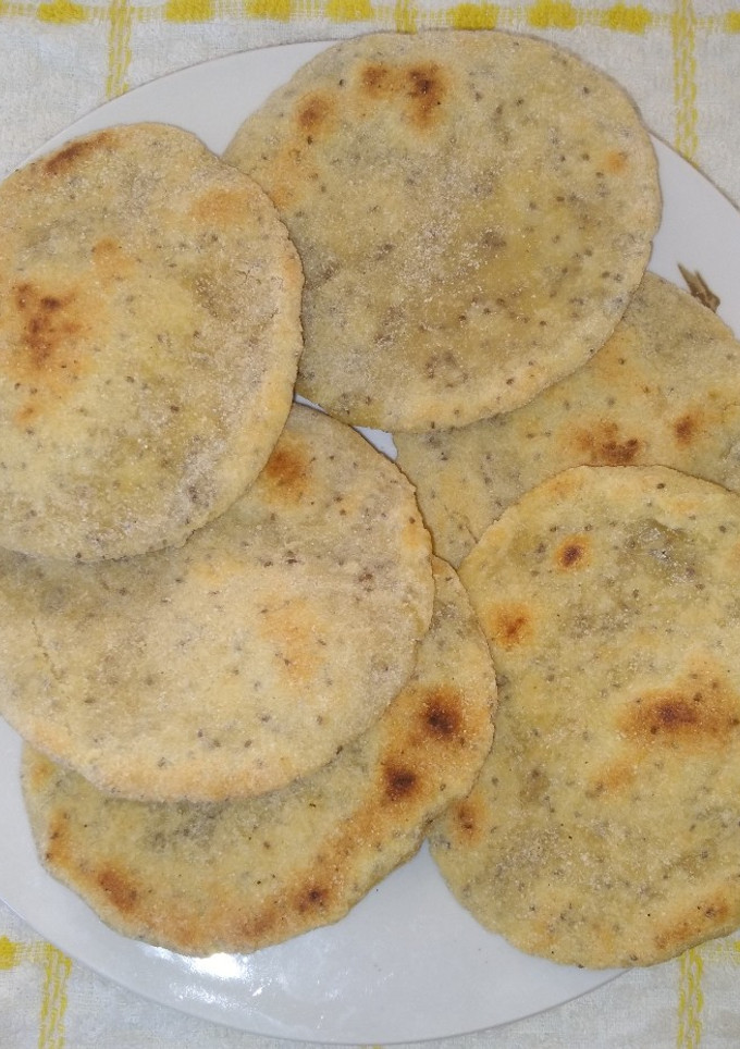 Una foto de Pan Sin Gluten Sin Horno Fácil y Rápido(Pan Pita Sin Gluten)