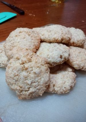 Una foto de Cookies de avena y coco