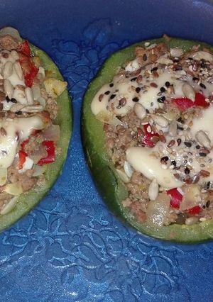 Una foto de Zapallitos rellenos