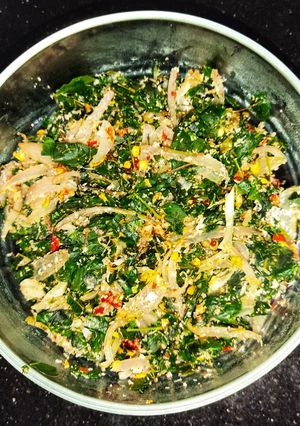 A picture of Moringa Leaves Salad 🥗.