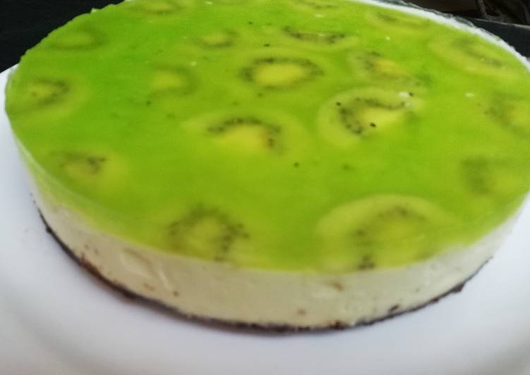 Steps to Prepare Ultimate Kiwi cheese cake