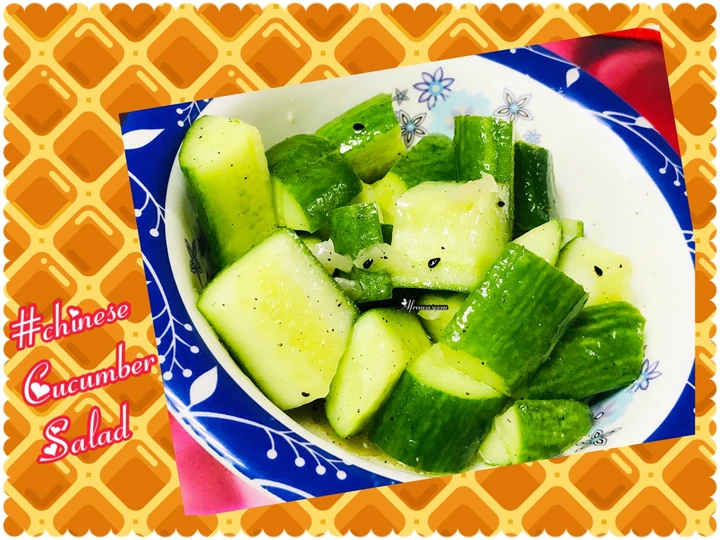 Simple Way Make Recipe Chinese cucumber salad that is Can Pamper Your Tongue, Tasty}