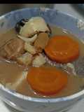 Sop Ayam tulang hitam&jamur shitake(Hongkong style)
