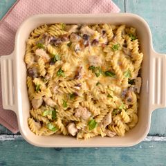 A picture of Chicken Tetrazzini.