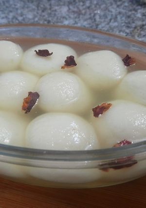 A picture of Rasgulla.