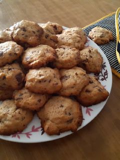 Une photo de Cookies aux pépites de chocolat