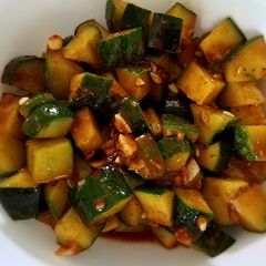 A picture of Spicy Cucumber Salad.