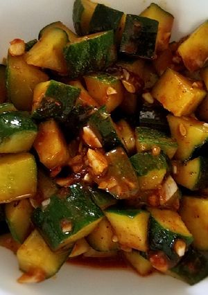 A picture of Spicy Cucumber Salad.
