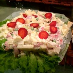 A picture of Russian salad.