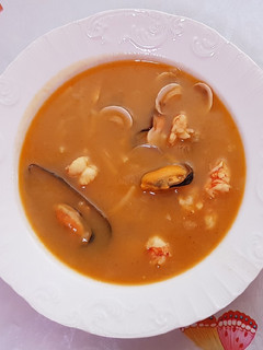 Una foto de Sopa de marisco