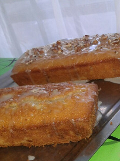 Una foto de Budín de nuez y naranja