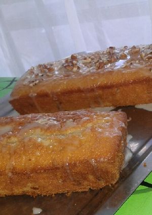 Una foto de Budín de nuez y naranja