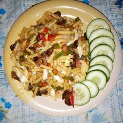 A picture of Makarnasi pasta.