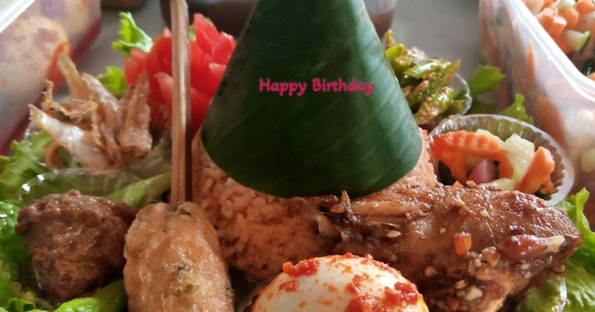 Tumpeng mini Nasi Samin
