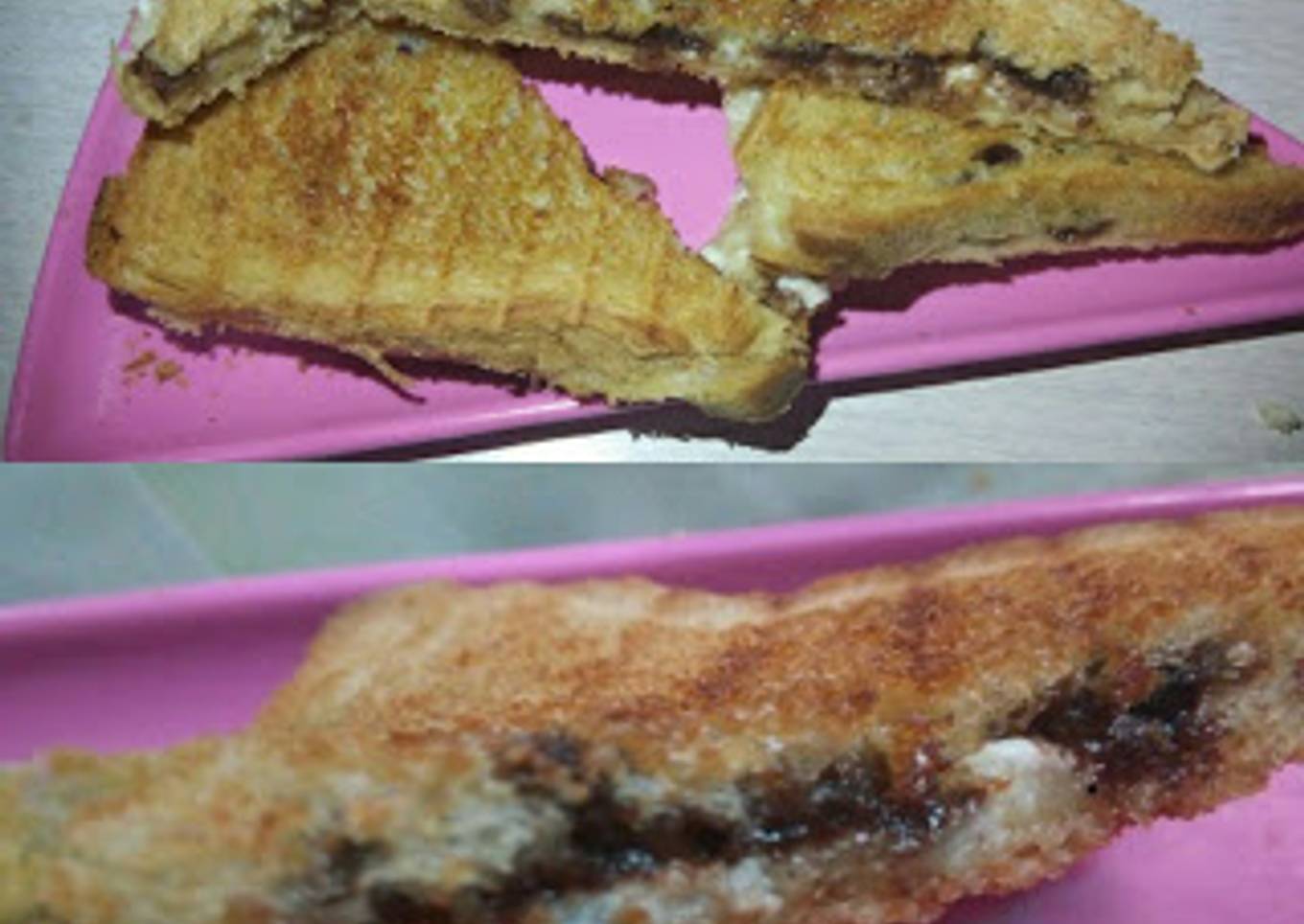 Cheesy Cream Chocolate Panini for Kids