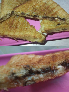 A picture of Cheesy Cream Chocolate Panini for Kids.