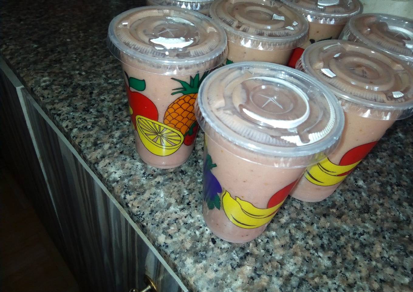 Watermelon and banana shake