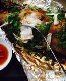 Cá song nướng giấy bạc