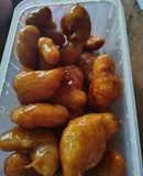 Pestiños tradicionales con miel