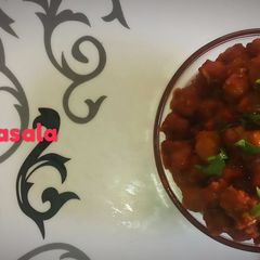 Channa masala A picture of Channa masala.