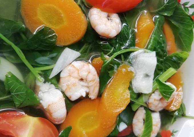 Resep Sayur Bening Bayam Udang Oleh Lety Novianti Cookpad