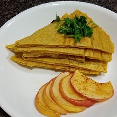 Savory Kamut Sourdough Pancake A picture of Savory Kamut Sourdough Pancake.