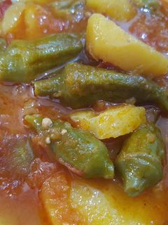 عکسی از دستور خورشت بامیه