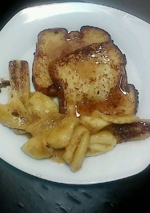 صورة لوصفة French toast with banana فرنش توست بالموز