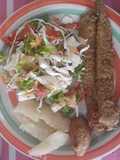 Milanesas de acelga con ensalada de apio