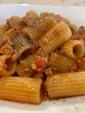 Mezze Maniche alla Bolognese
