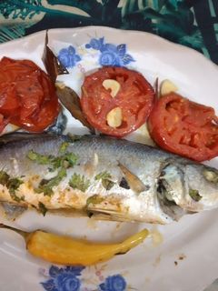 صورة لوصفة سمكة كبيرة في الفرن 🐟