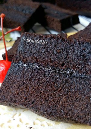 Foto resep Brownies Kukus Ketan Item