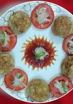 A picture of Egg appam.