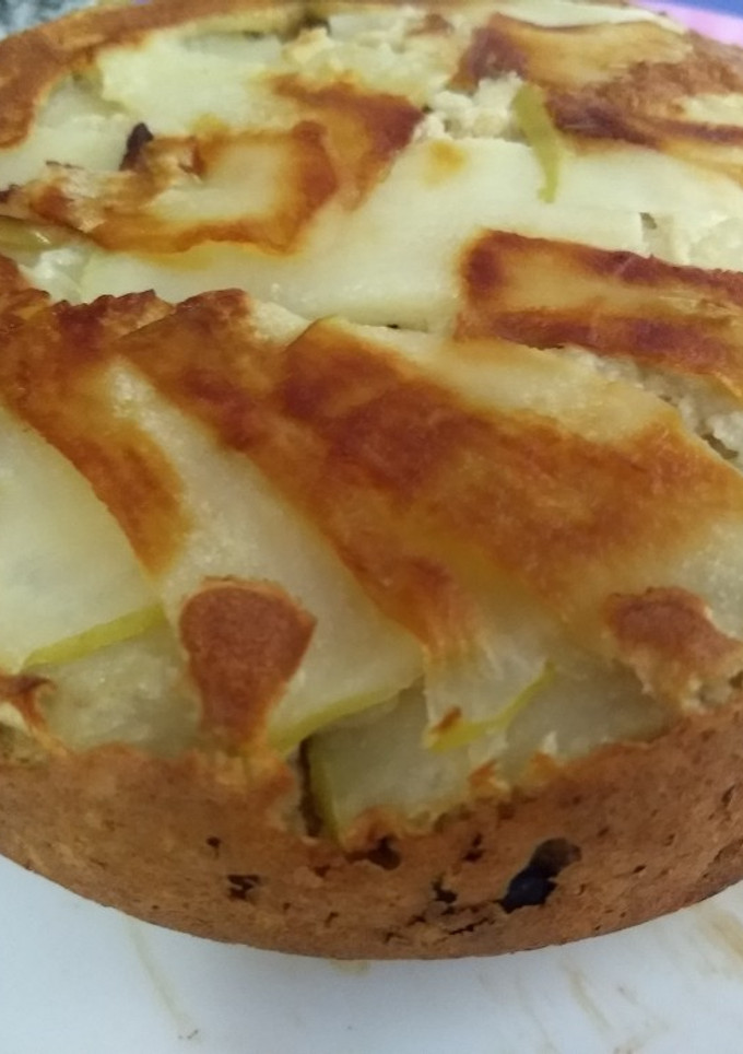 Una foto de Torta de manzana saludable
