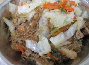【展賦小廚】絞肉炒冬粉(螞蟻上樹) 的食譜成品照片