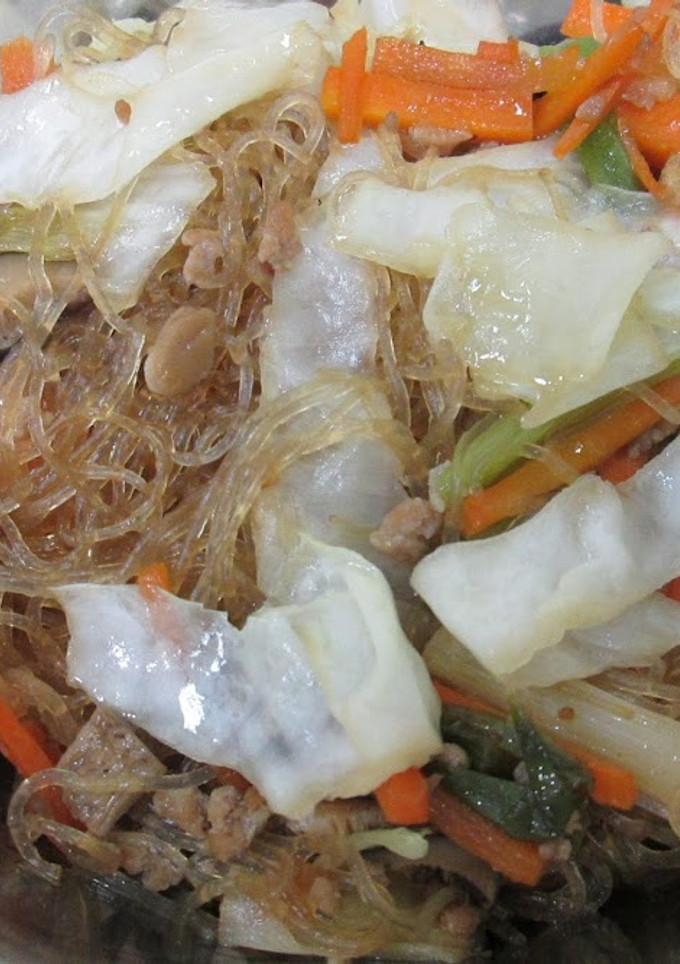 【展賦小廚】絞肉炒冬粉(螞蟻上樹) 的食譜成品照片
